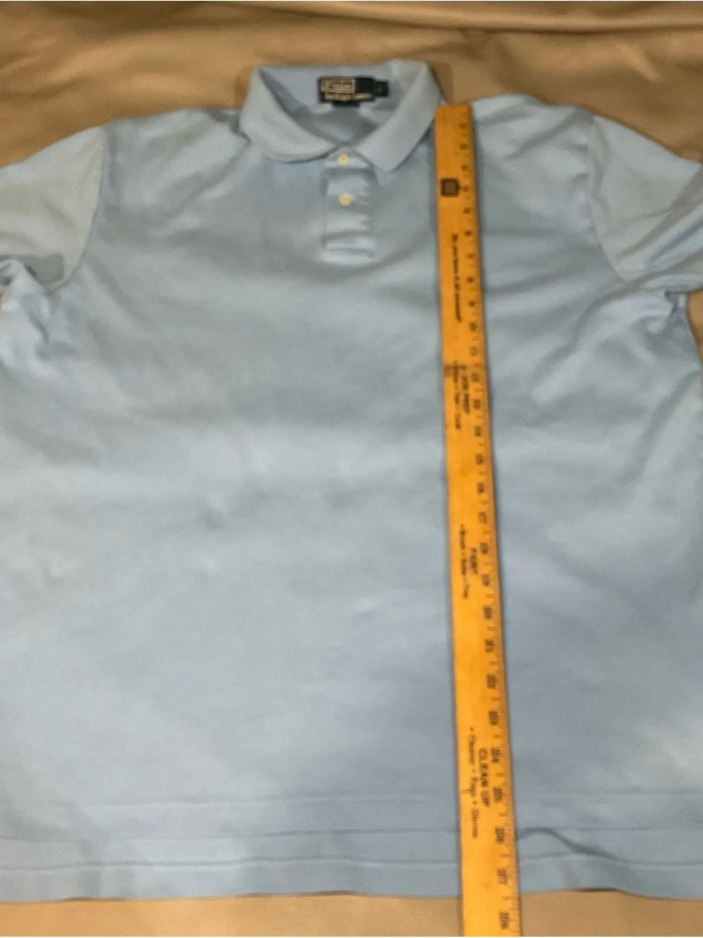 Polo by Ralph Lauren Light Blue Polo with Yellow Pony
